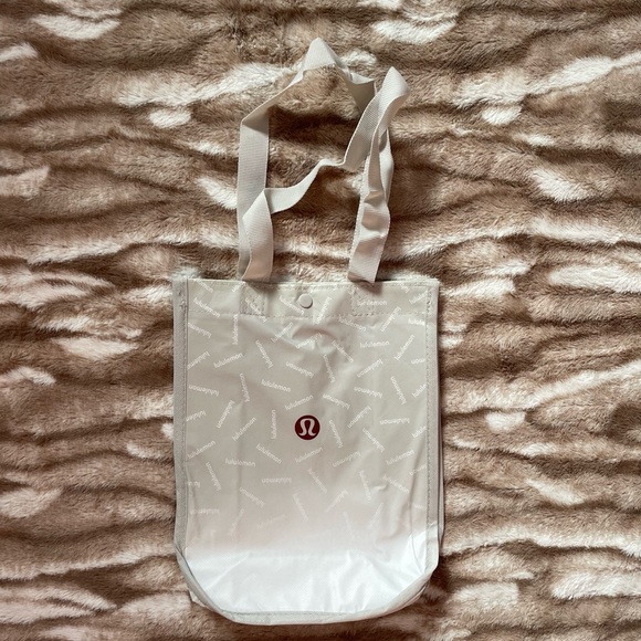 Lululemon Reusable Shopping Tote Bag - White Silver Ombre - Picture 1 of 1
